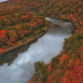 Delaware River Autumn by Susan Candelario