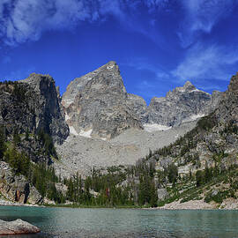 Delta Lake and Grand Teton Vertical by Raymond Salani III