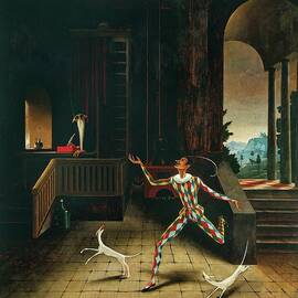 Der Zauberer und der Harlekin - The Magician and the Harlequin by Franz Sedlacek by Franz Sedlacek