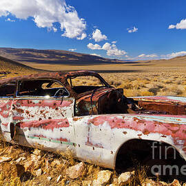 Derelict Buick Roadmaster, Death Valley, Calif by Neale And Judith Clark