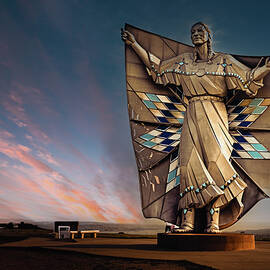 Dignity - Native American Sculpture in South Dakota by Robert Niemeier