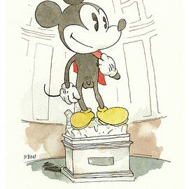 Disney's David, or Michelangelo's Mickey by Barry Blitt