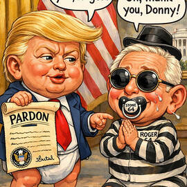 DJT Caricature #109A by Antonios Valamontes