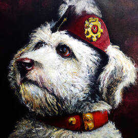 Dog of the Napoleonic Army, 02 by AM FineArtPrints