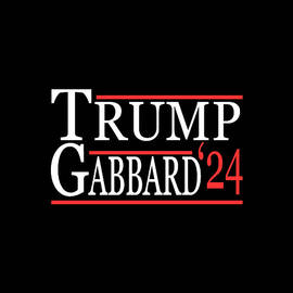 Donald Trump Tulsi Gabbard 2024 by Flippin Sweet Gear