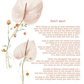 Don't Quit - Edgar Albert Guest by Georgia Clare