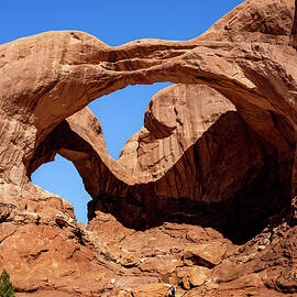 Double Arch in Arches National Park by Ed Clark
