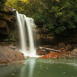 Douglas Falls near Blackwater Canyon trail near Thomas WV by Steven Heap