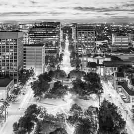 Downtown San Jose California Black and White Photo by Paul Velgos