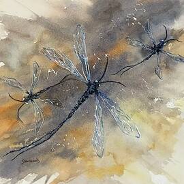 Dragonflies - Three Spirits of Summer by Judy Strickland