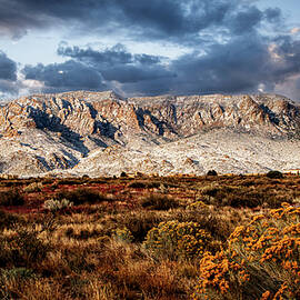 Dramatic Mountain Range at Dusk by Howard Holley