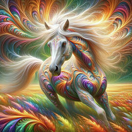 Dreamweaver Steed of the Enchanted Prairie by Bill and Linda Tiepelman