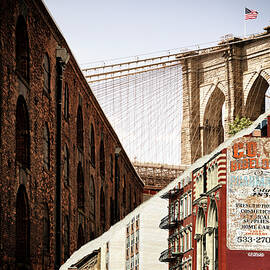 Dual Torn Collection - Brooklyn Bridge by Philippe HUGONNARD