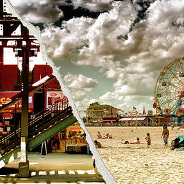 Dual Torn Collection - Coney Island by Philippe HUGONNARD