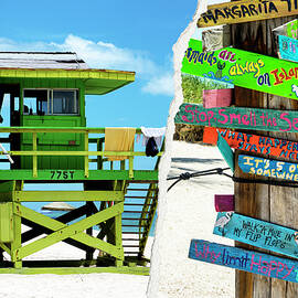 Dual Torn Collection - Life Guard Station by Philippe HUGONNARD