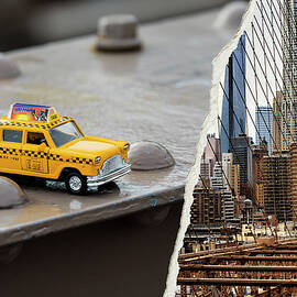 Dual Torn Collection - Yellow Toy by Philippe HUGONNARD