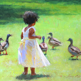 Duck Chase by Anna Rose Bain