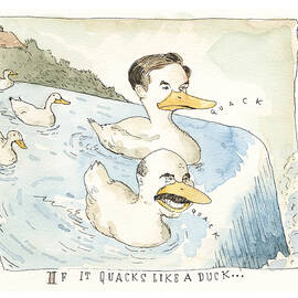 Duck Doctor Dynasty by Barry Blitt