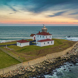 Dusk at Watch Hill by Veterans Aerial Media LLC