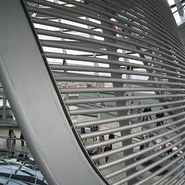 Dynamic Spirals, A Modern View of the Reichstag Building by Travel Essayist