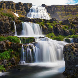 Dynjandi waterfall on the Westfjords peninsula in Iceland by Miroslav Liska