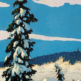 Early Evening, Winter 1928 by Franz Johnston by Franz Frank Hans Johnston