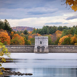 East Branch Reservoir in the Fall by Dave King