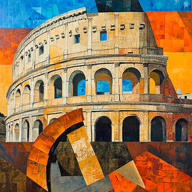 Echoes of a Fractured Empire, 01 by AM FineArtPrints