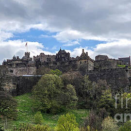 Edinburgh Castle on Castle Rock - Edinburgh, Scotland by Jeff Saunders