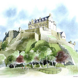 Edinburgh Castle by Ronald Maddox