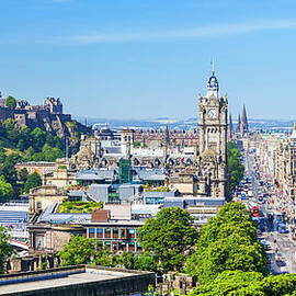 Edinburgh city skyline, Scotland by Neale And Judith Clark