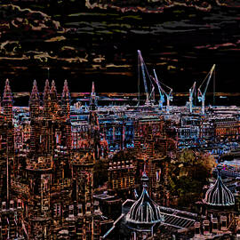 Edinburgh into the dark by Bruce Block