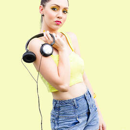 Eighties Streetwear Woman by Jorgo Photography