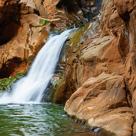 El Salto Waterfall Near Manzanillo Mexico by Tommy Farnsworth