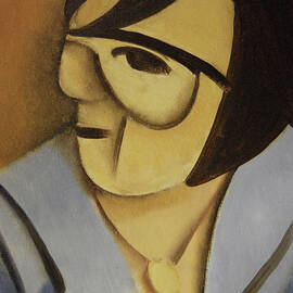 Elvis Cubism Portrait Art Print by Tommervik