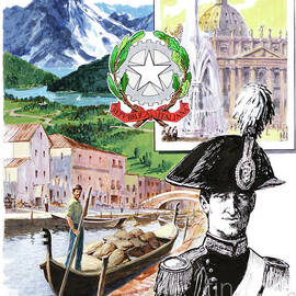 Emblems Of Italy by Mel Crawford