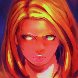 Empress of Fire, 01 by AM FineArtPrints
