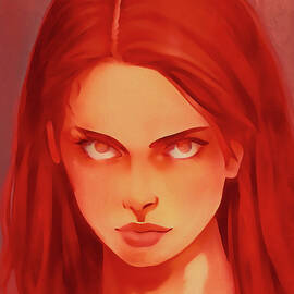 Empress of Fire, 03 by AM FineArtPrints