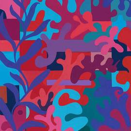 Enigma - Neutral Organic Abstraction  by Sonja Kraft