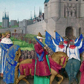 Entry of Charles V in Paris by Jean Fouquet by The Luxury Art Collection