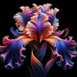 Ethereal Petals in the Abyss by Bill And Linda Tiepelman