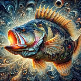 Ethereal Swimmer by Bill And Linda Tiepelman