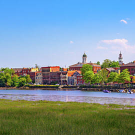 Exeter, New Hampshire, Across Squamscott River by Miroslav Liska