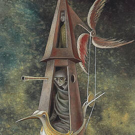 Explorador Piloto - Pilot Explorer by Remedios Varo by Remedios Varo