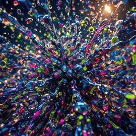 Explosive Burst of Color by Colin Hardman