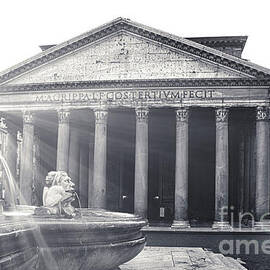 Exterior of the Pantheon in Rome Italy 2 by Stefano Senise