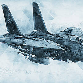 F-14 Tomcat - 17 by AM FineArtPrints