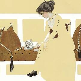 Fadeaway Girl - Memories by Coles Phillips by Coles Phillips