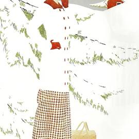 Fadeaway Girl - Winter Holiday by Coles Phillips by Coles Phillips