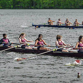 Farmington Rowing at 2025 Lake Waramaug Regatta 04 by Dave King